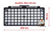 Alternatívny HEPA filter Bosch BBZ154HF