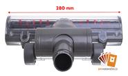 Alternatívna rotačná turbokefa Dyson s redukciou