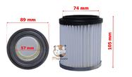 Filter Electrolux EF166 pre separátor odpadu