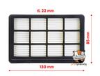 HEPA filter do vysávača Daewoo RCC 11G 