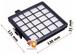 HEPA filter do nádoby vysávačov ETA 7469 Biggs, 1477 Adoro, 0472 Dualic