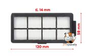 HEPA filter pre robotické vysávače Concept