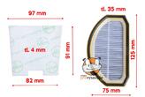 HEPA filter U42 do vysávača Hoover Acenta