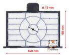 Motorový filter 00577814 vysávačov Bosch a Siemens
