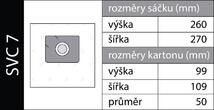 Originálne vrecká SVCX0751 do vysávačov Sencor SVC 7CA (5ks)