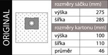 Vrecká do vysávača ETA eBAG Original (5 ks) — netkaná textília