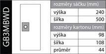 Sáčky k vysavači Gorenje GB3MBWD