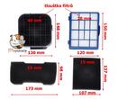 Set filtrov SVX 027HF pre SVC 9300BK SENCOR