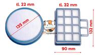 Set predmotorových filtrov a výstupný filter U52 do vysávačov Hoover Reactive 2L