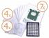 START PACK JOLLY - 7x vrecká 1S-Bag Max + HEPA filter pre vysávače Philips a Electrolux