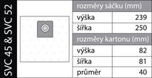 Textilné vrecká SVCX 0412 Sencor SVC 45/52 (10ks)