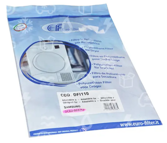 Filter penový sušičky SAMSUNG, 230 x 100 x 13 mm