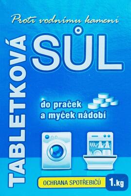 Soľ do práčok a umývačiek riadu 1 kg