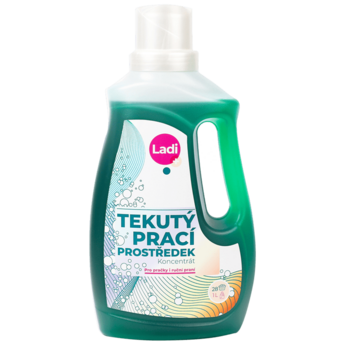 Tekutý prací prostriedok koncentrát Ladi Plus 1 l
