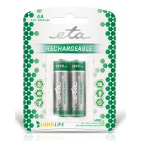 Batéria nabíjacia ETA AA, HR06, 2600mAh, Ni-MH, blister 2ks (tužkové)