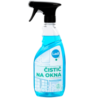 Čistič na okná a sklenené povrchy Ladi Plus 0,5 l