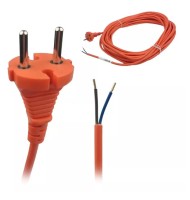 Napájací kábel oranžový k vysávaču 2 x 1 mm², 15 m