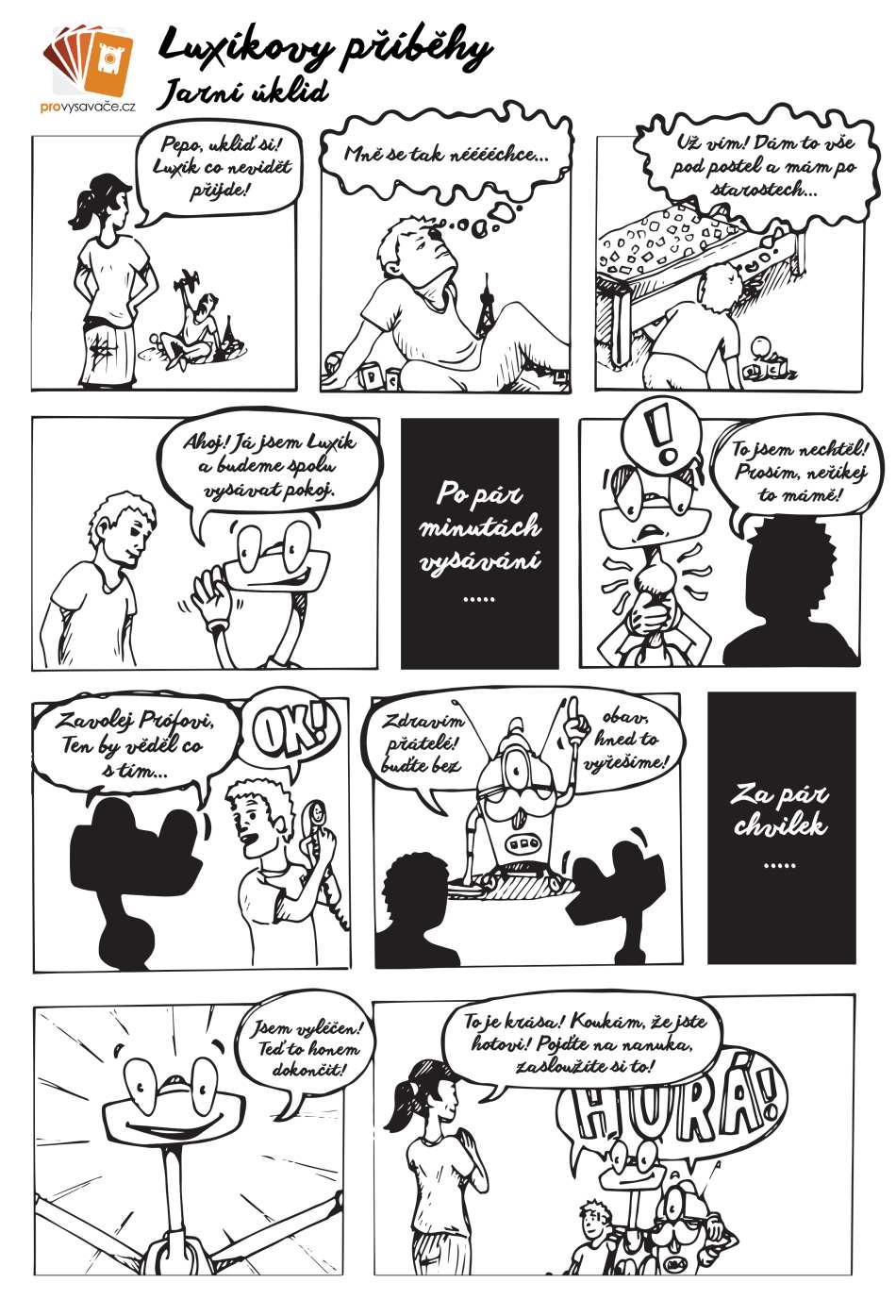 Luxík a jarní úklid