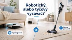 Robotický alebo tyčový vysávač? Každý vie niečo iné